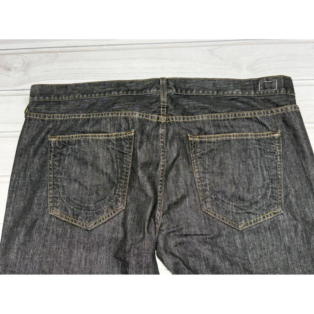 True Religion Rocco Jeans Mens 42 Dark Wash Straight Leg Denim MQ6Q13CS2 USA